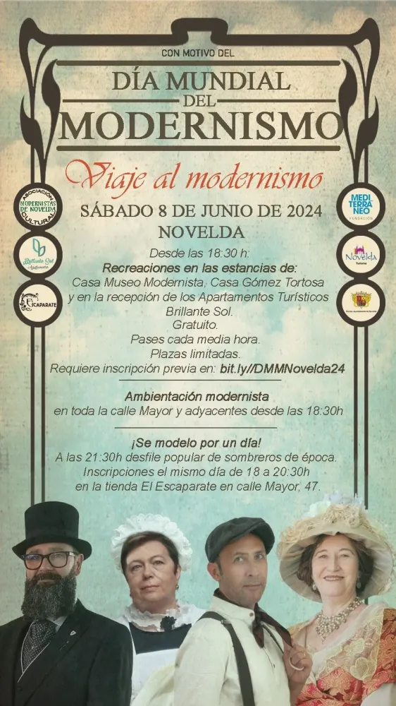 Día Mundial del Modernismo Novelda 2024