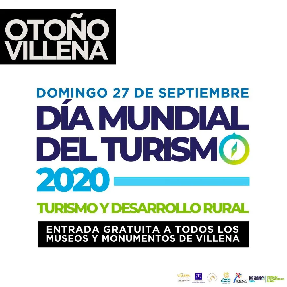 Día Mundial del Turismo 2020 en Villena