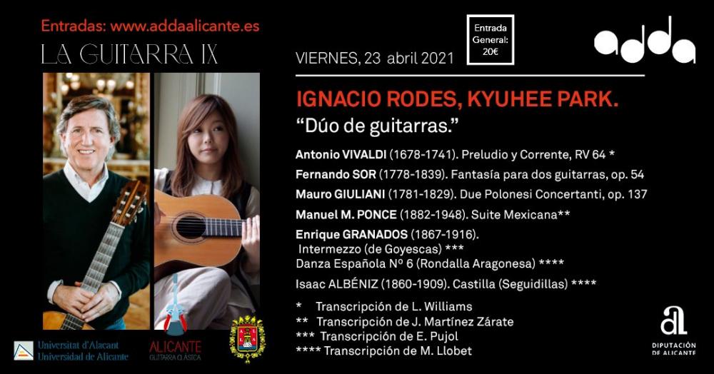 Dúo de guitarras - Ignacio Rodes y Kyuhee Park