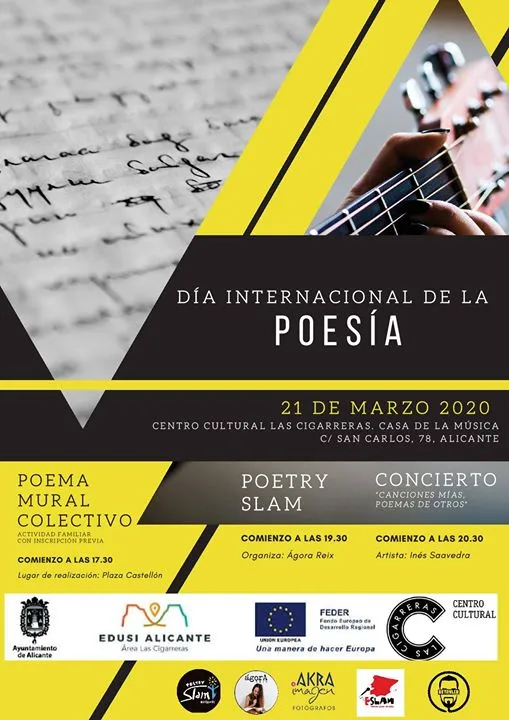 Edusi Alicante. Celebramos el "Día Internacional de la Poesía"