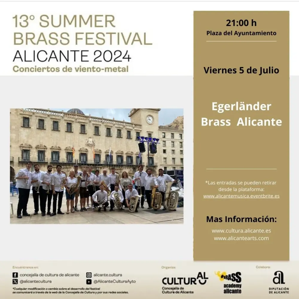 Egerländer Brass Alicante ► Summer Brass Festival Alicante 2024