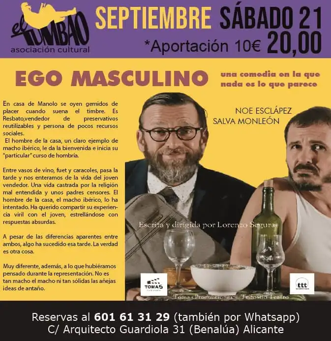 Ego masculino (una comedia en la que nada es lo que parece)