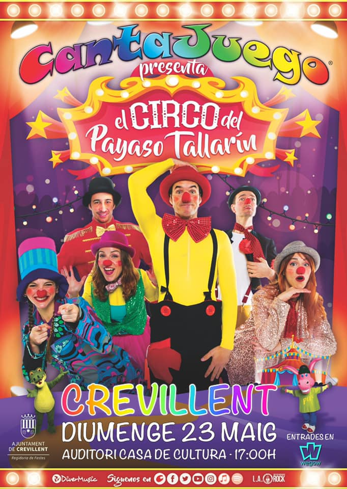 El circo del Payaso Tallarín en Crevillente