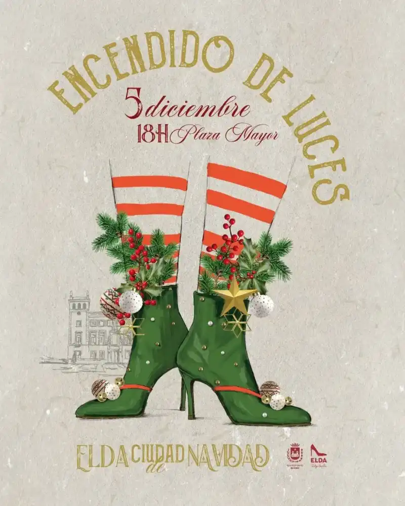 El encendido del alumbrado navideño ► Navidad Elda