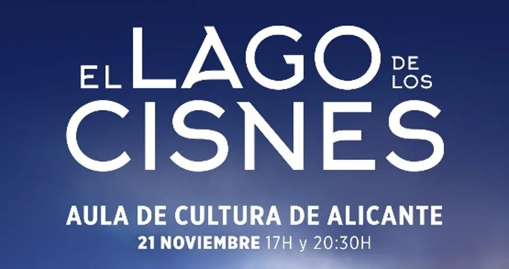 El lago de los cisnes en Alicante