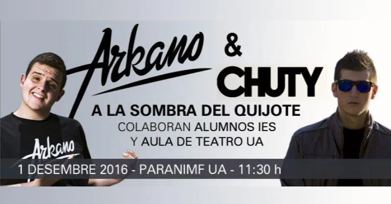 El Quijote a ritmo de rap con Arkano, Chuty y el Aula de Teatro de la UA