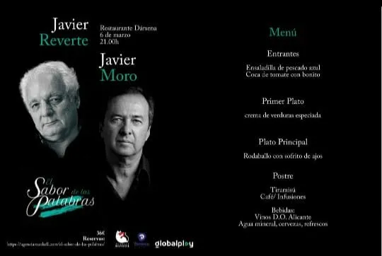 El sabor de las palabras con Javier Moro y Javier Reverte