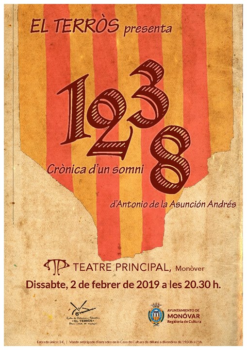 El Terrós presenta "1238: Crònica dun somni" a Monòver