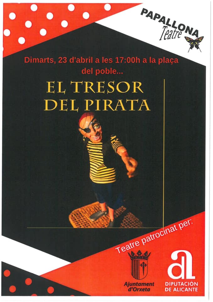 El tresor del pirata - Papallona Teatre a Orxeta