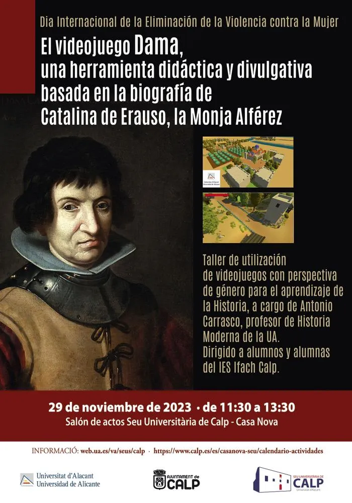 El videojuego Dama, una herramienta didáctica y divulgativa basada en la biografía de Catalina de Erauso, la Monja Alférez