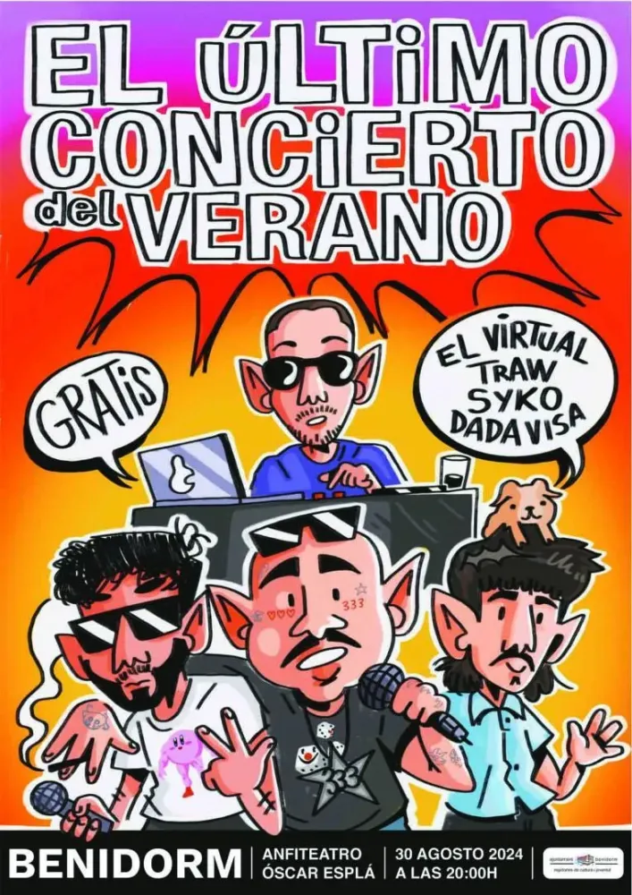 El último concierto del verano: El virtual, Traw, Syko y Dada Visa