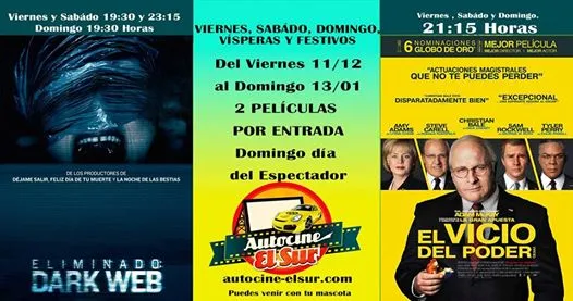 Eliminado: Dark Web y El vicio del poder del viernes 11 al 13