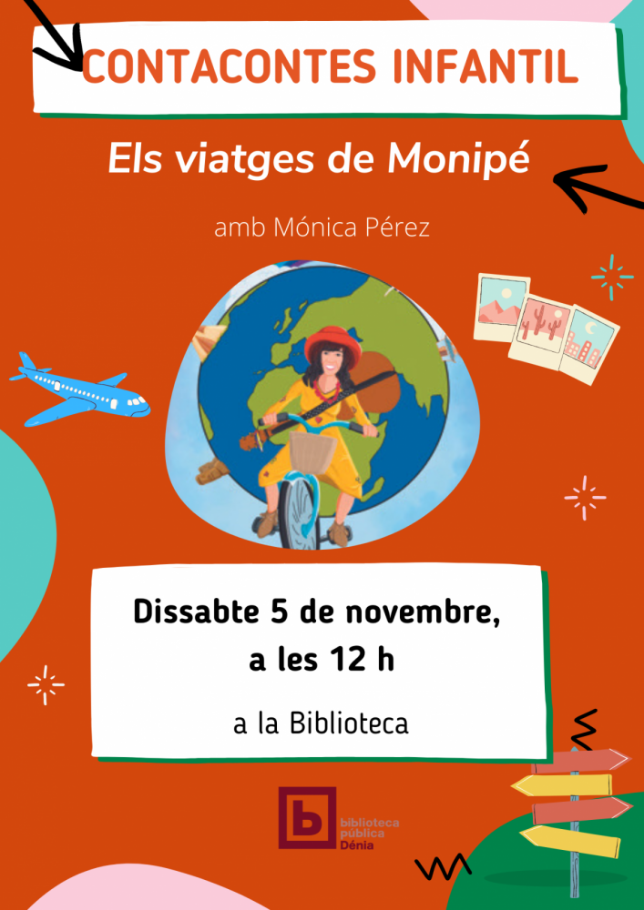 Els viatges de Monipé - Cuenta cuentos infantil en la Biblioteca de Dénia