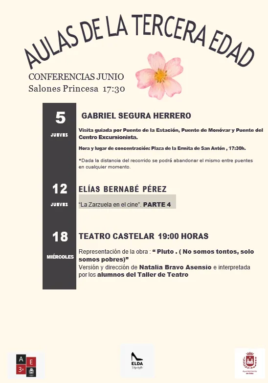 Elías Bernabé Pérez "La Zarzuela en el cine". Parte 4 ► Aulas de la Tercera Edad