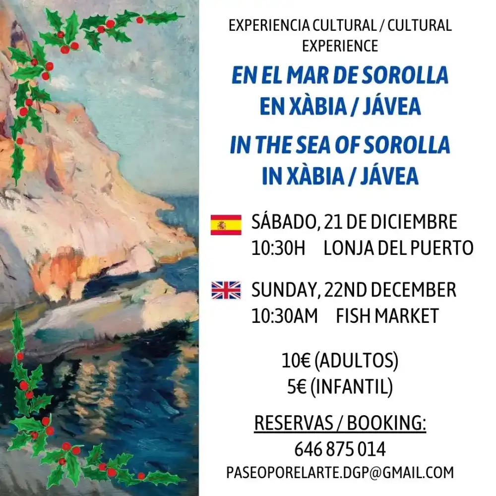 En el mar de Sorolla en Xàbia