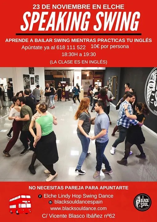 En Elche practica tu Ingles mientras aprendes a bailar Swing