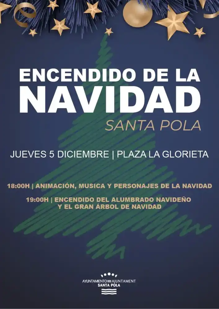 Encendido de la Navidad Santa Pola 2024