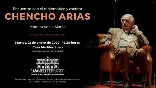 Encuentro con el diplomático y escritor Chencho Arias