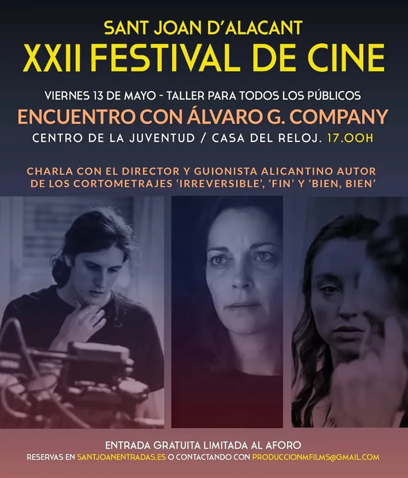 Encuentro con Álvaro G. Company - Festival de Cine Sant Joan d'Alacant