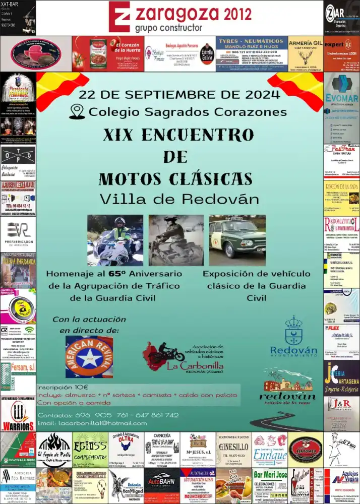 Encuentro de motos clásicas Villa de Redován 2024