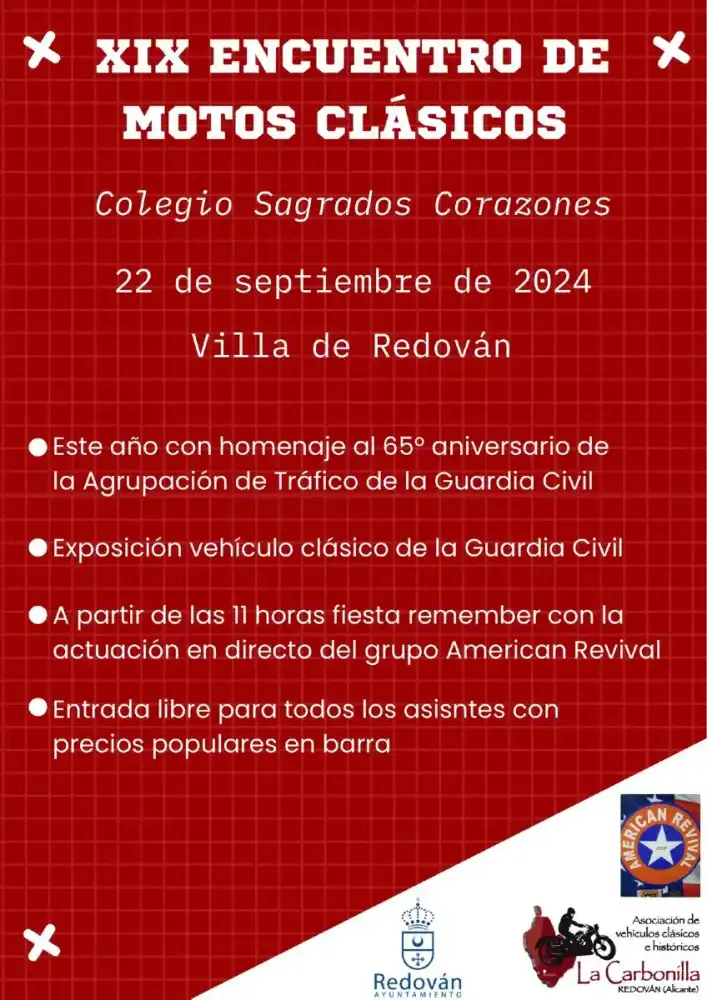 Encuentro de motos clásicas Villa de Redován 2024