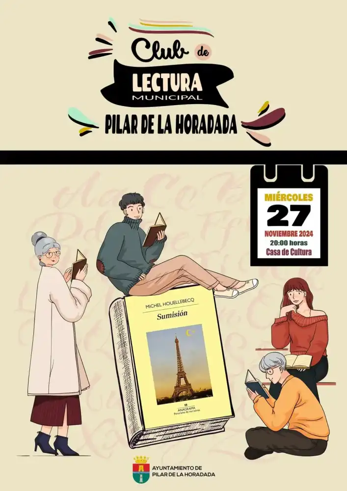 Encuentro del Club de Lectura Municipal para Comentar la Obra "Sumisión" de Michel Houellebecq