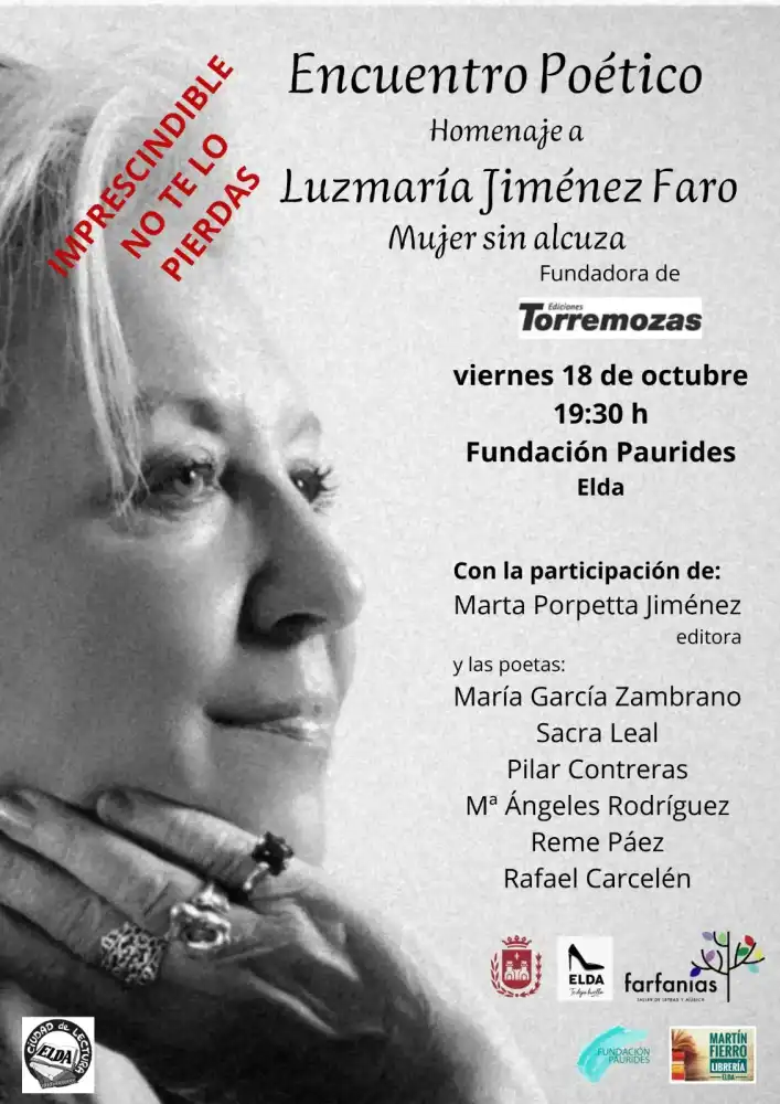 Encuentro Poético homejane a Luzmaría Jiménez Faro