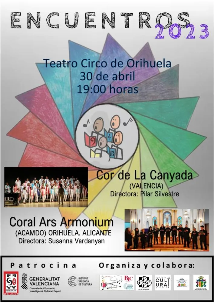 Encuentros 2023 Cor de la Canyada y Coral Ars Armonium (Acamdo)