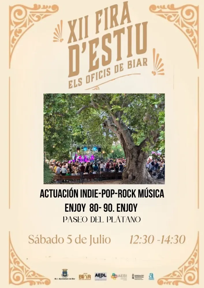 Enjoy 80-90 ► Fira d'Estiu - Els Oficis de Biar 2025