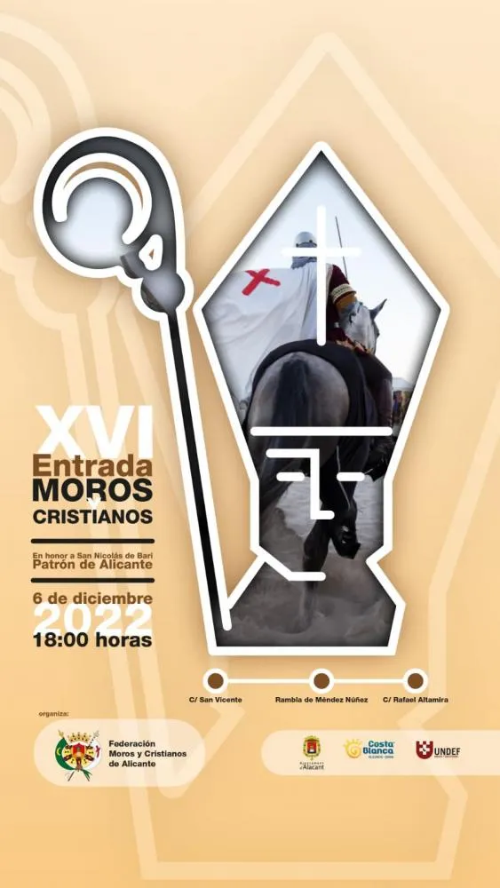 Entrada de Moros y Cristianos Diá de la Constitución 2022