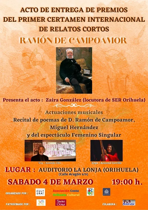 Entrega de Premios del Primer Certamen Internacional de Realtos Cortos Ramón de Campoamor