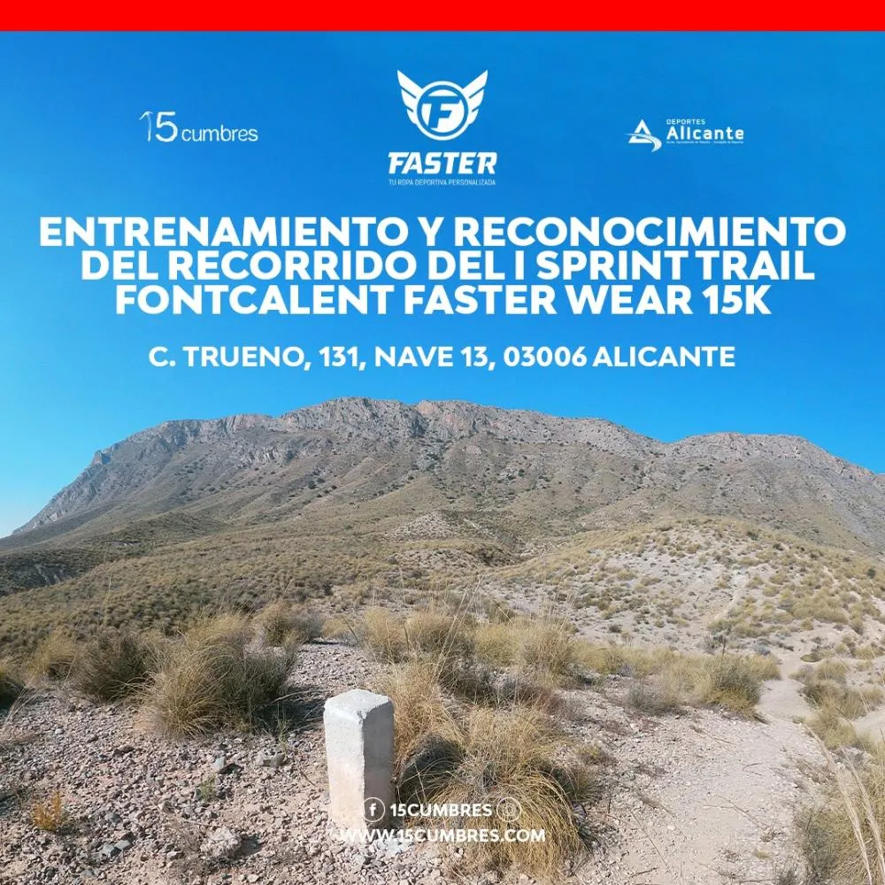 Entrenamiento y reconocimiento del I Sprint Trail Fontcalent Faster Wear 15k
