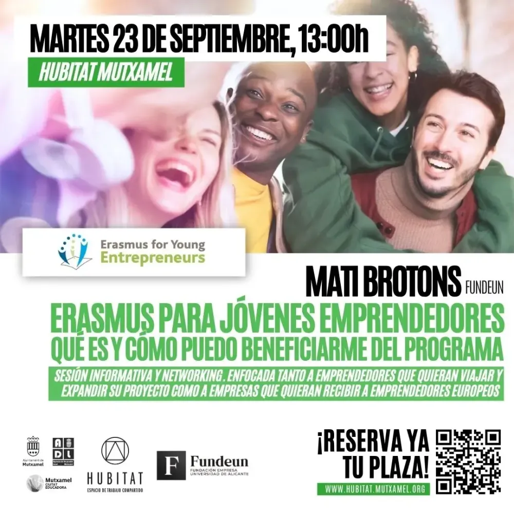 Erasmus para Jóvenes Emprendedores con Fundeum – Sesión Informativa