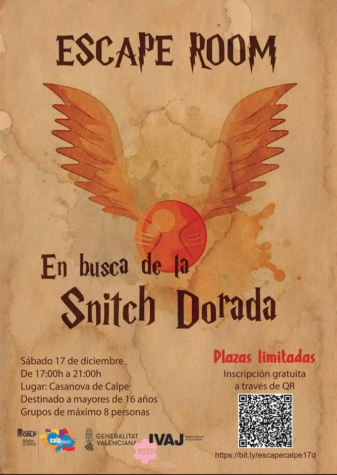 Escape Room En Busca de la Snitch Dorada