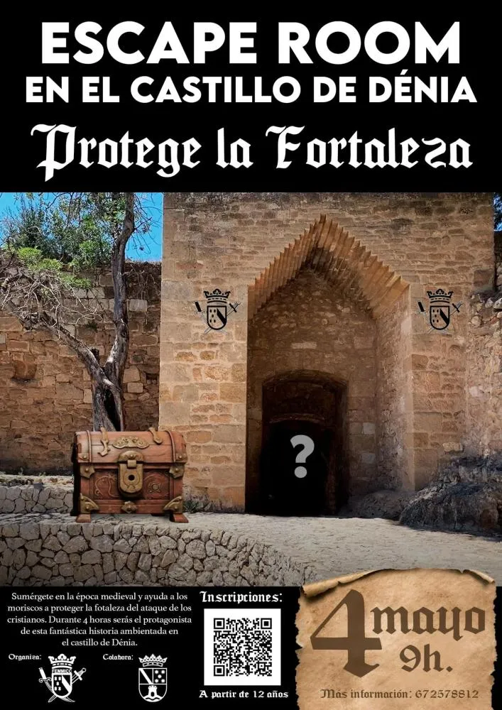 Escape Room en el Castillo de Dénia "Protege tú fortaleza"