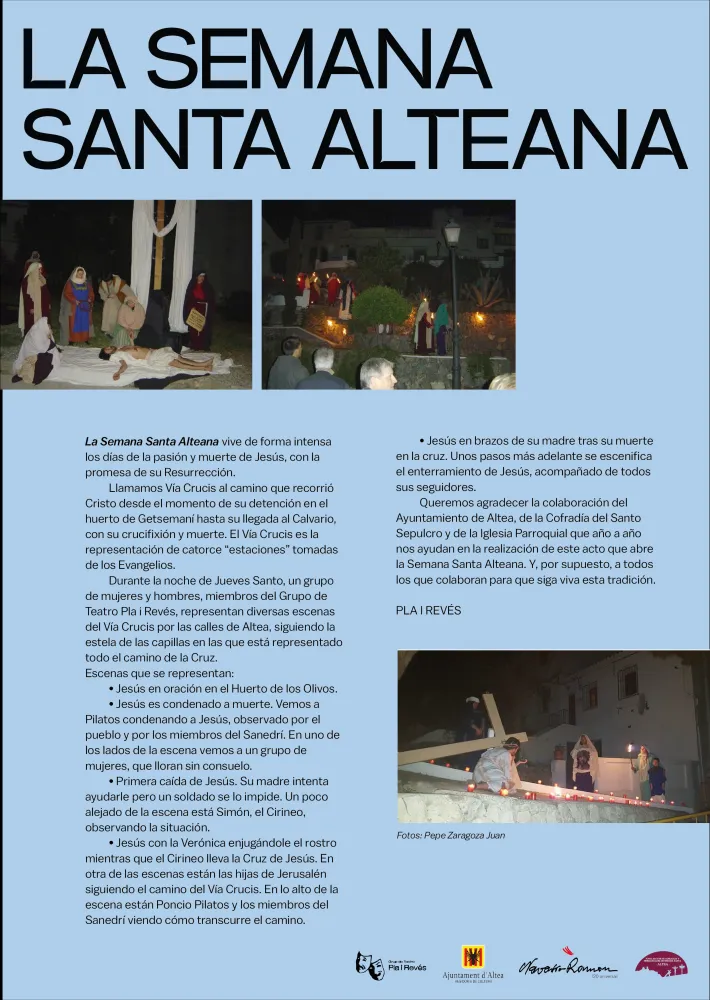 Escenificación Calvario Pla i Revés