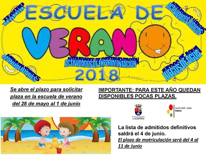 Escuela de Verano 2018 en Albatera