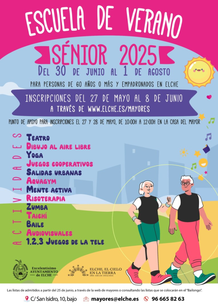 Escuela de Verano Sénior Elche 2025