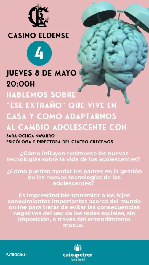 Ese extraño que vive en casa y como adaptarnos al cambio adolescente ► Charlas sobre Salud mental