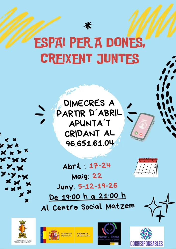 Espacio para mujeres, Creciendo Juntas