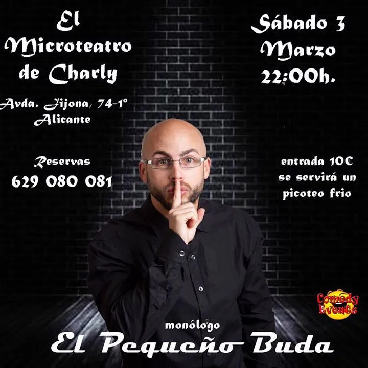 Especial comedia en Alicante con el Pequeño Buda