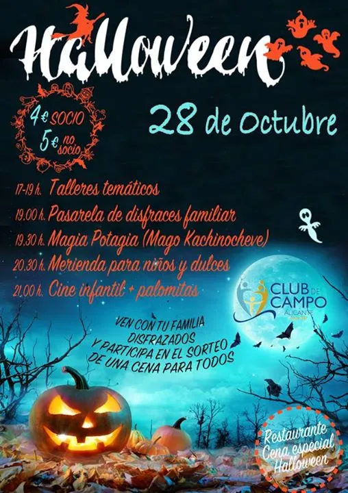 Especial Halloween en Club de Campo de Alicante