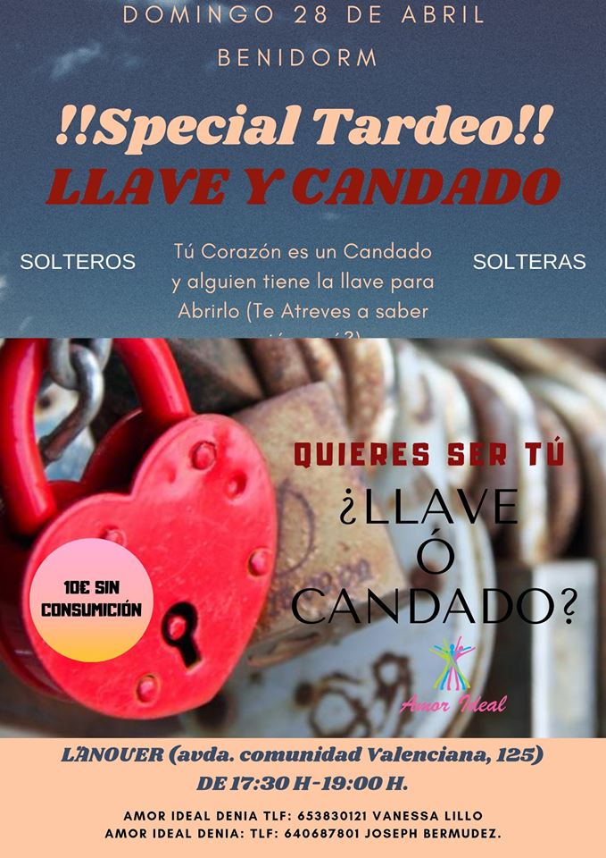 Especial Tardeo - Fiesta de la llave y candado