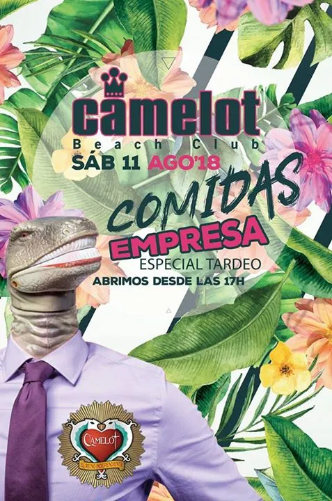 Especial Tardeo comidas de empresa en Club Camelot