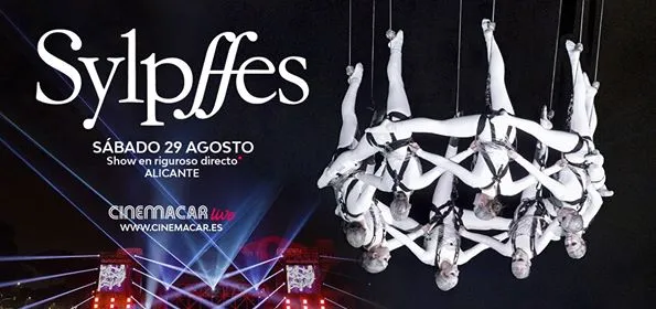 Espectáculo aéreo Sylpffes by Voalá
