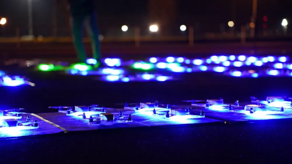 Espectáculo de drones Hogueras Alicante 2025