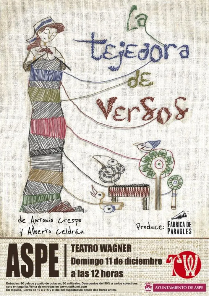 Espectáculo familiar: "La tejedora de versos"