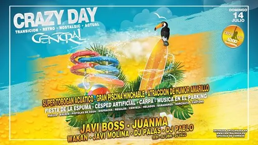 Este Domingo Crazy Day en la Central