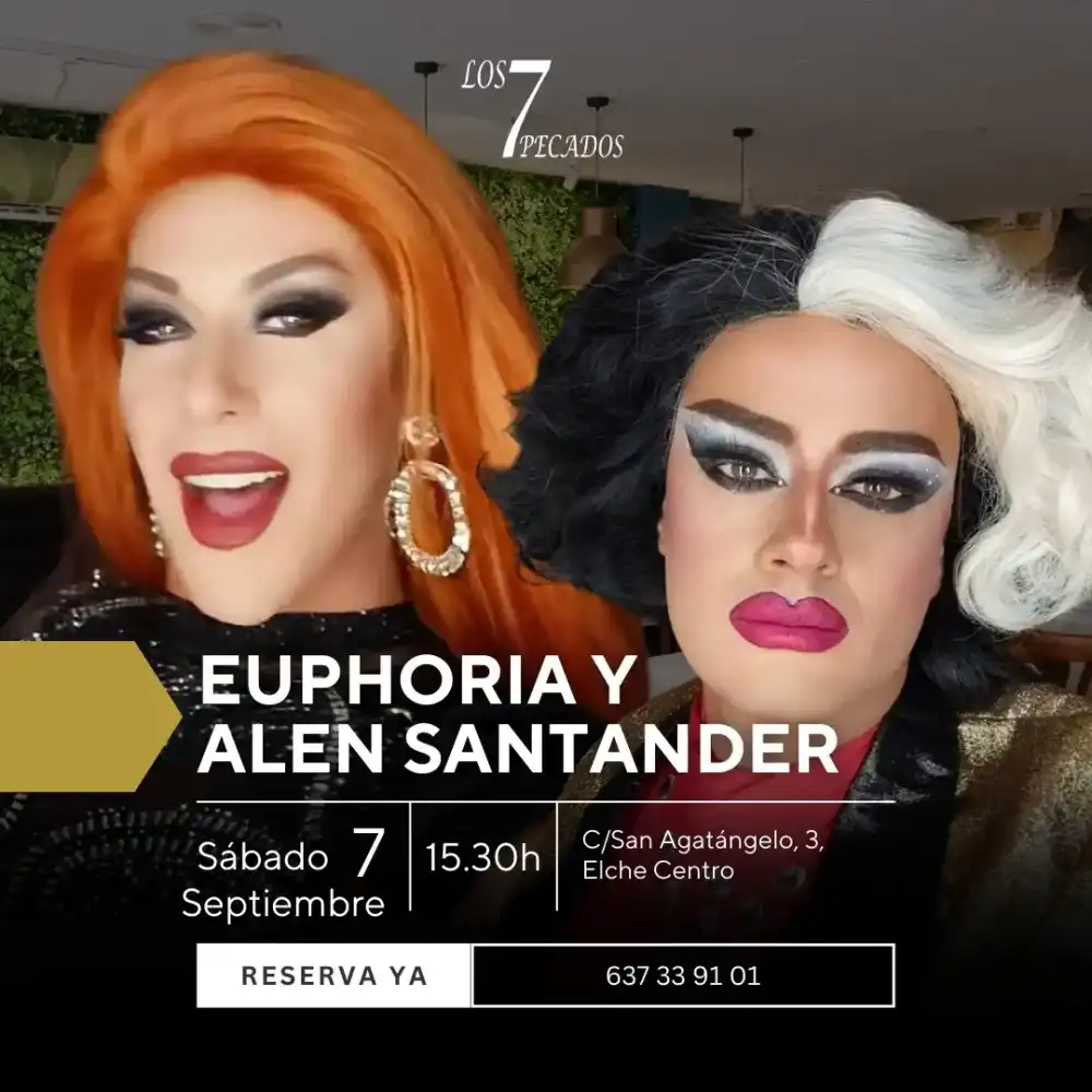Euphoria y Alen Santander en Los 7 Pecados