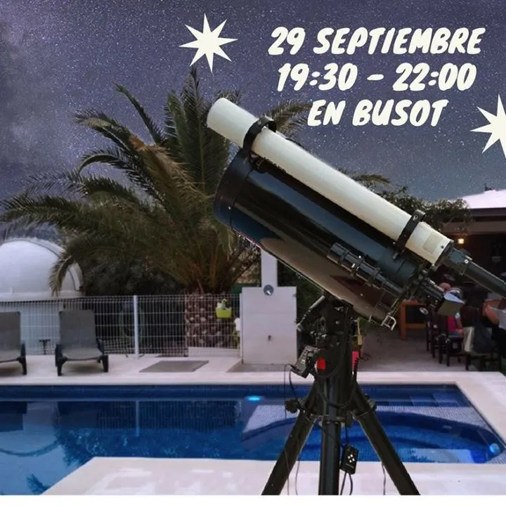 Evento Astronómico Busot 29 Septiembre